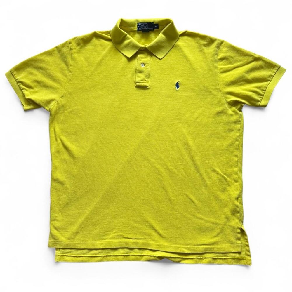 POLO RALPH LAUREN Yellow Classic Fit Polo